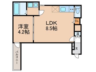 グラシェス大和田の物件間取画像